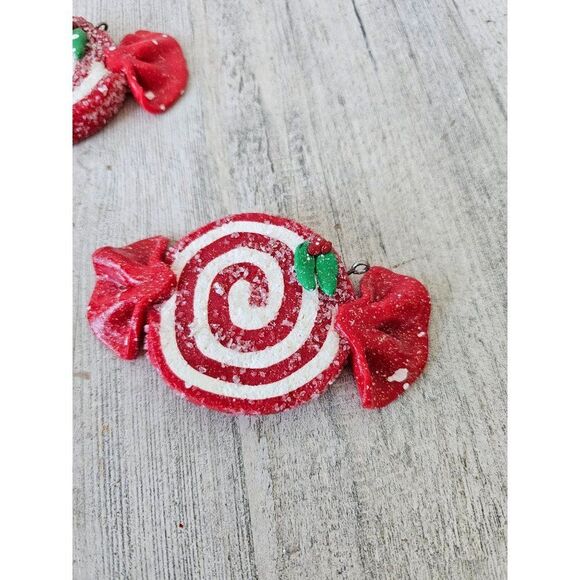 Red ribbon Taffy candy vintage lot Xmas set fatter - Picture 3 of 6